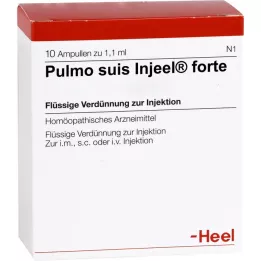 PULMO SUIS Injeel forte ampulas, 10 gab