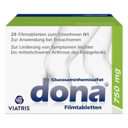 DONA 750 mg apvalkotās tabletes, 20 gab
