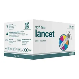 Klinion Soft smalkas krāsas lancetes 28 G, 210 gab