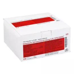 ISOTONISCHE NaCl šķīdums 0,9% Eifelfango Inj.-Lsg., 100X2 ml