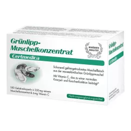 GRÜNLIPPMUSCHEL KONZENTRAT Kapsulas, 180 gab