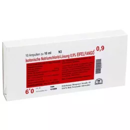 ISOTONISCHE NaCl šķīdums 0,9% Eifelfango Inj.-Lsg., 10X10 ml