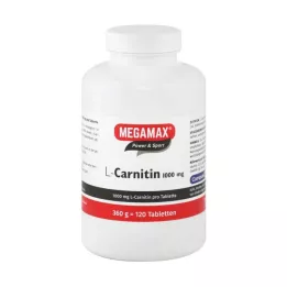 MEGAMAX L-karnitīns 1000 mg tabletes, 120 gab