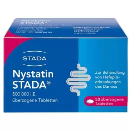 NYSTATIN STADA 500 000 SV apvalkotās tabletes, 50 gab