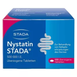 NYSTATIN STADA 500 000 SV apvalkotās tabletes, 100 gab