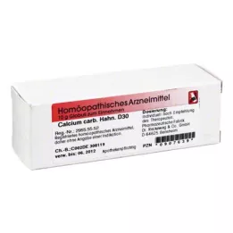 CALCIUM CARBONICUM Hahnemanni D 30 lodītes, 10 g
