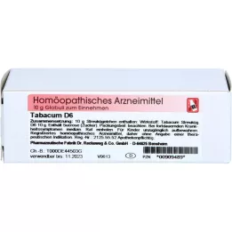 TABACUM D 6 lodītes, 10 g