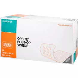 OPSITE Stabs-OP Redzams 10x20 cm pārsējs, 20 gab