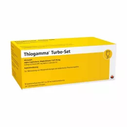 THIOGAMMA Turbo Set injekcijas flakoni, 5x50 ml