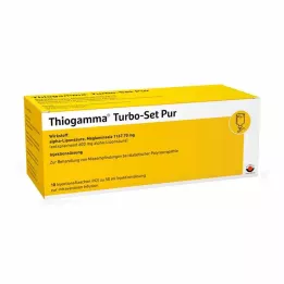 THIOGAMMA Turbo Set Pur injekcijas pudeles, 10X50 ml