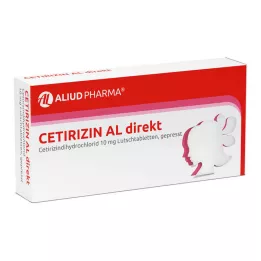 CETIRIZIN AL tiešās pastilas, 21 gab