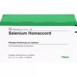 SELENIUM HOMACCORD Ampulas, 50 gab