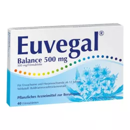 EUVEGAL Balance 500 mg apvalkotās tabletes, 40 gab
