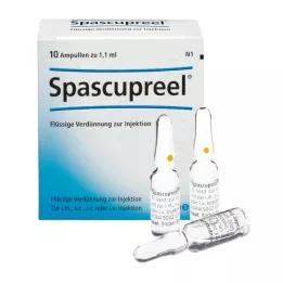 SPASCUPREEL Ampulas, 10 gab