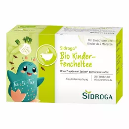 SIDROGA Organiskās bērnu fenheļa tējas filtra maisiņi, 20X2,0 g