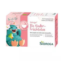 SIDROGA Organiskās bērnu augļu tējas filtra maisiņi, 20X1,5 g