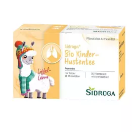 SIDROGA Organiski bērnu klepus tējas filtra maisiņi, 20X1,5 g