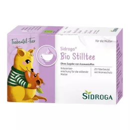 SIDROGA Organiskās zīdīšanas tējas filtra maisiņi, 20X1,5 g