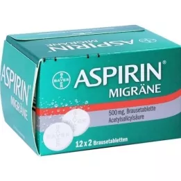 ASPIRIN MIGRÄNE Putojošās tabletes, 24 gab
