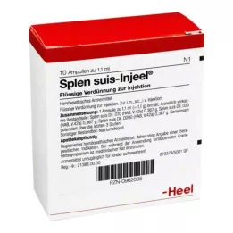 SPLEN suis Injeel ampulas, 10 gab