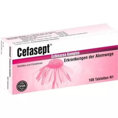 CEFASEPT Echinacea kompleksa tabletes, 100 gab