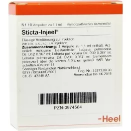 STICTA INJEEL Ampulas, 10 gab
