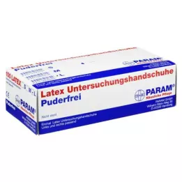 HANDSCHUHE Vienreizējās lietošanas lateksa bezpulvera L, 100 gab