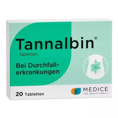 TANNALBIN Tabletes, 20 gab