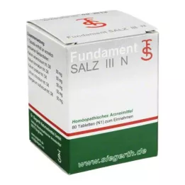 FUNDAMENT-Sāls III N tabletes, 80 gab