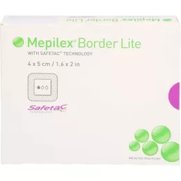 MEPILEX Border Lite putu savienotājs 4x5 cm sterils, 10 gab