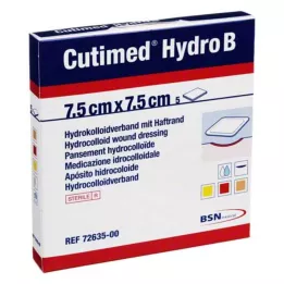 CUTIMED Hydro B Hydrok.Ver.7,5x7,5 cm ar līmi, 5 gab