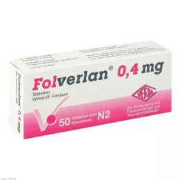 FOLVERLAN 0,4 mg tabletes, 50 gab