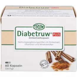 DIABETRUW Plus kapsulas, 60 gab