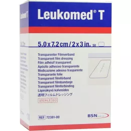 LEUKOMED transp.sterili plāksteri 5x7,2 cm, 50 gab