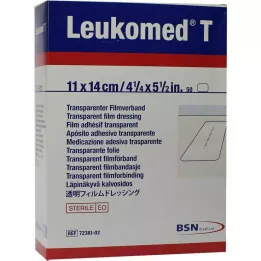 LEUKOMED transp.sterili plāksteri 11x14 cm, 50 gab