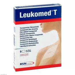 LEUKOMED caurspīdīgs sterils apmetums 8x10 cm, 5 gab