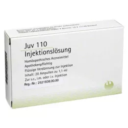 JUV 110 šķīdums injekcijām 1,1 ml ampulas, 20X1,1 ml