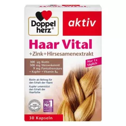 DOPPELHERZ Hair Vital + Cinka + Prosa ekstrakta kapsulas, 30 gab