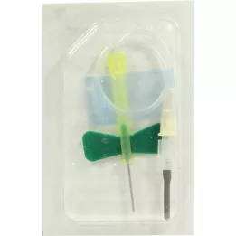 BD VACUTAINER Safety Lok 21 G 18 cm asins savākšanas komplekts, 1 gab