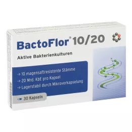 BACTOFLOR 10/20 kapsulas, 30 gab