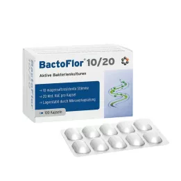 BACTOFLOR 10/20 kapsulas, 100 gab