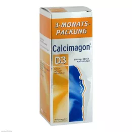 CALCIMAGON D3 košļājamās tabletes, 180 gab