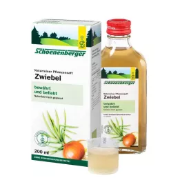 ZWIEBELSAFT dabīgais Schoenenberger, 200 ml