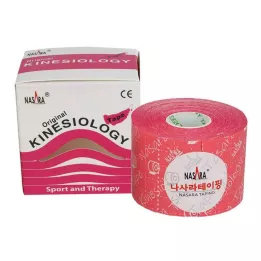 NASARA Kineziote 5 cmx5 m rozā, 1 gab