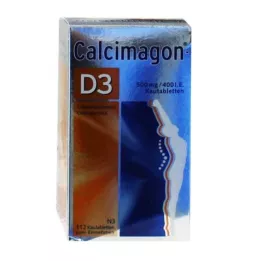 CALCIMAGON D3 košļājamās tabletes, 112 gab