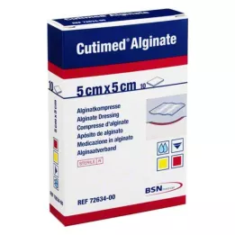 CUTIMED Algināts Algināta kompreses 5x5 cm, 10 gab