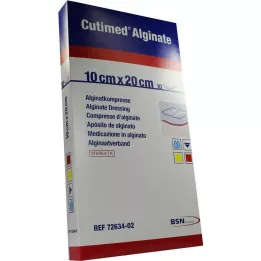 CUTIMED Algināts Algināta kompreses 10x20 cm, 10 gab