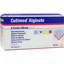 CUTIMED Algināts Algināta tamponāde 2,5x30 cm, 5 gab