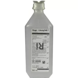 RINGER LÖSUNG DAB 7 Plastmasa, 500 ml