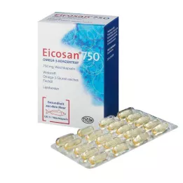 EICOSAN 750 Omega-3 koncentrāta mīkstās kapsulas, 120 gab